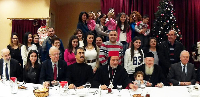 Ekümenik Patrik'ten Suriyeli sığınmacılara yılbaşı ziyareti