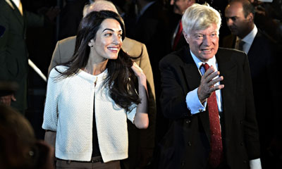 Amal Clooney ve Geoffrey Robertson