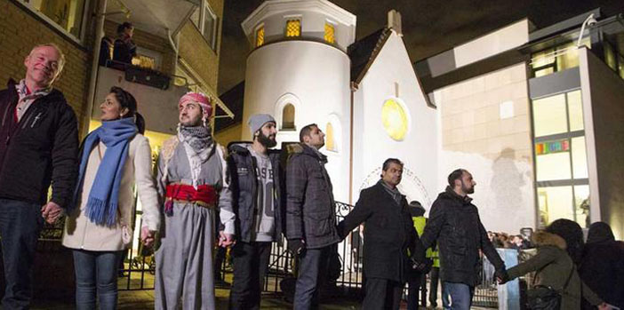 Nefret saldırılarına karşı barış zinciri