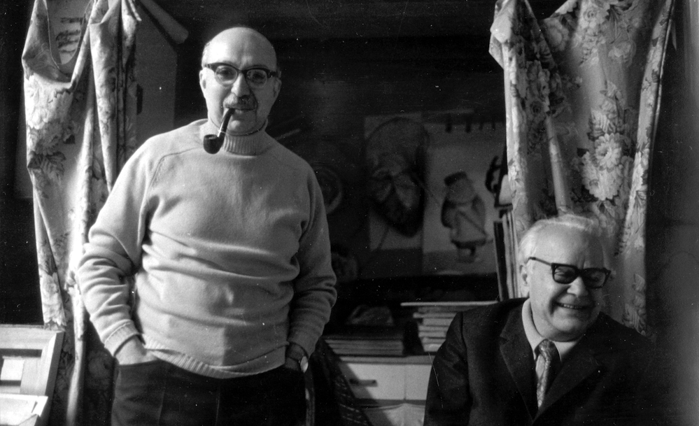 Jak ve Vartan İhmalyan. Fotoğraf: Ara Güler