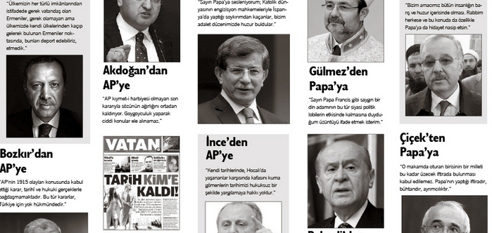 Agos manşet: İnkârın cinnet hali