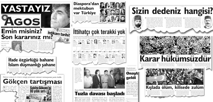 1000 sayının hikâyesi Agos’un manşetlerinde