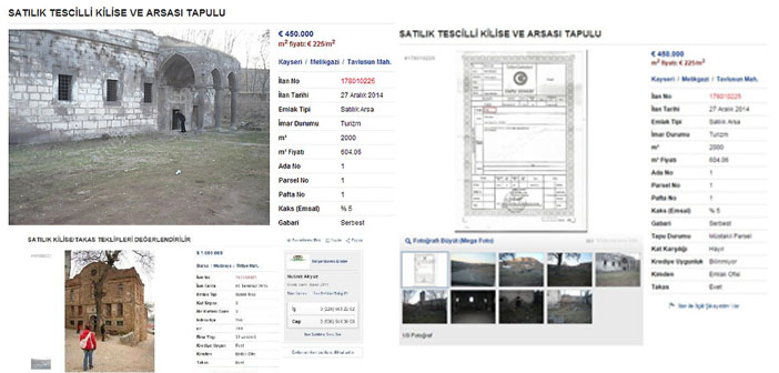 Mülk gaspının devamı: satılık kiliseler