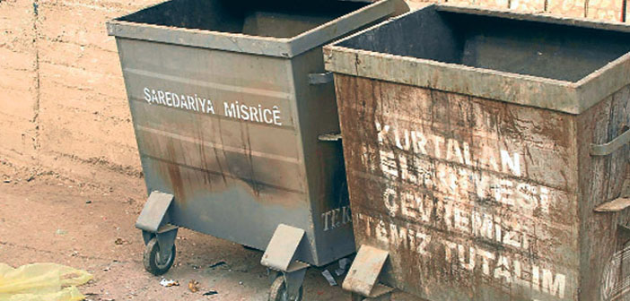 Diyarbakır'da çöp kutuları artık yasak