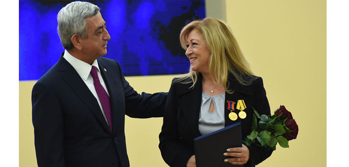 Julia Mutlu’ya Ermenistan liyakat madalyası