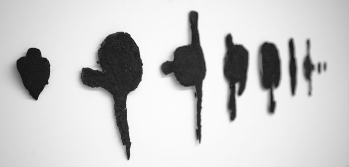 Bu sergide eserin  kendisi değil gölgesi var