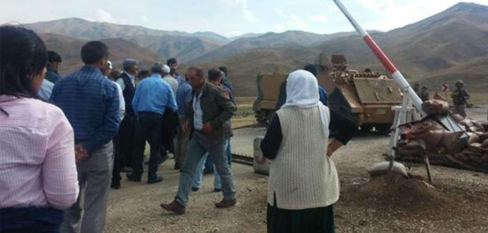 Sivil heyet, asker cenazelerini almak için Dağlıca'da