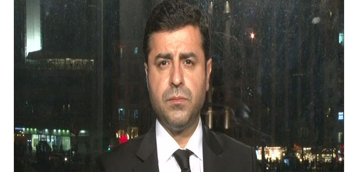 Demirtaş: Devlet içinden destek alındığını düşünüyoruz