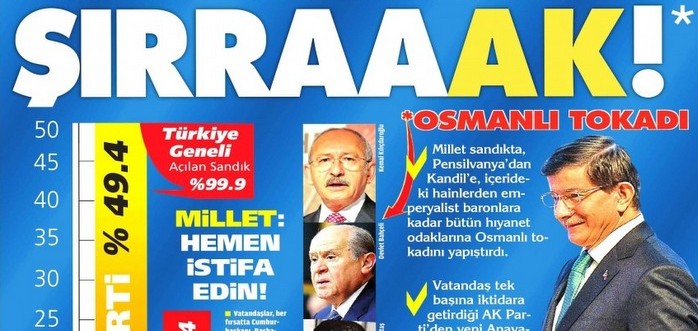 Şrraaak aha da bize gelsin Osmanlı tokadı!