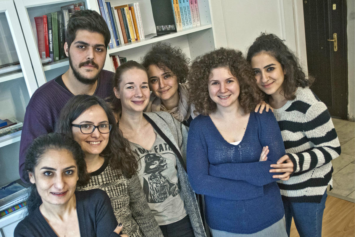  'Ceza İnfaz Sisteminde Sivil Toplum Derneği' ekibi... Fotoğraf: Berge Arabian 