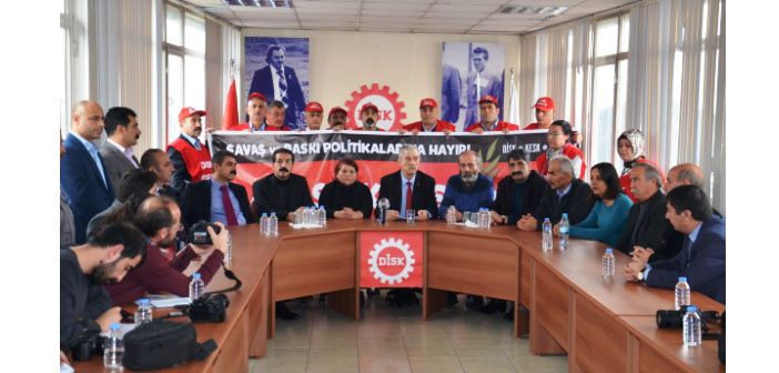 Sendikalardan 'barış grevi'