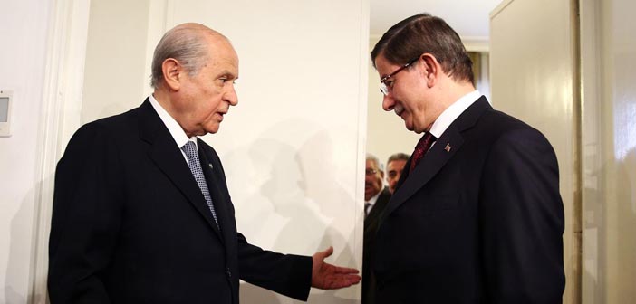 AKP-MHP görüşmesinde 'Başkanlık' polemiği