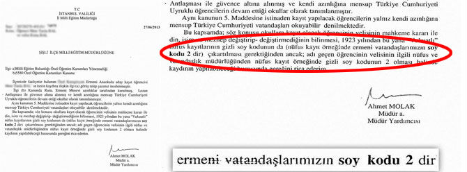 Soy kodu 'şifahen' kalktı