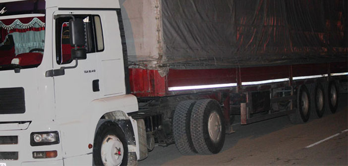 Öncüpınar'dan geçen TIR'da canlı bomba düzeneği