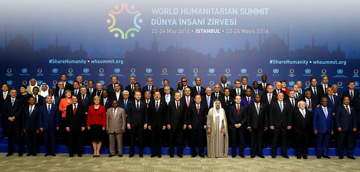 Halka ilişkiler çalışması olarak Dünya İnsani Zirvesi