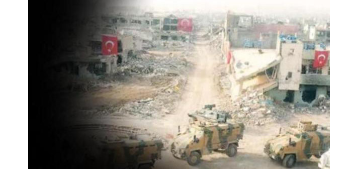 Yıkıntı sonrası Nusaybin