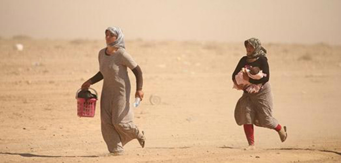 Ezidi kadınlar için bir dakika