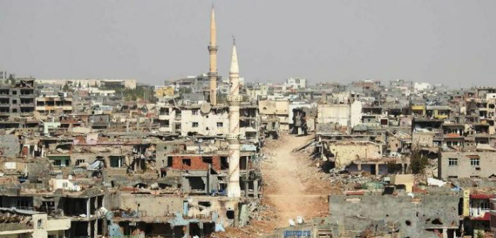 Kısmen kaldırılan sokağa çıkma yasağının ardından Nusaybin