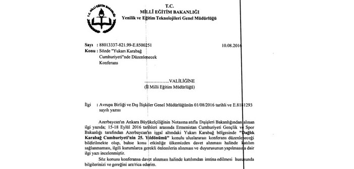 Milli Eğitim Bakanlığı: O konferansa katılmayın