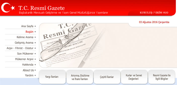 Kapatılan üniversiteler Resmi Gazete'de