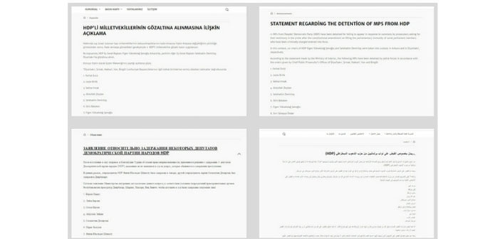 Başbakanlık'tan uluslararası basına HDP operasyonu açıklaması