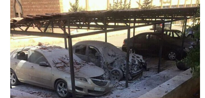 Halep'te üniversiteye bomba: Ölü ve yaralılar var