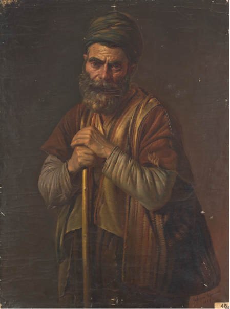 Bedros Srabian (1833-1898) Van, Ermeni dilenci (Վանեցի Հայ Մուրացիկը)