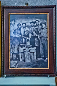 Suzi İmren'in Tokat'taki demircilik günlerinden. 