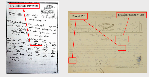 'Ermeni' sözcüğünün şifrelenmesi 