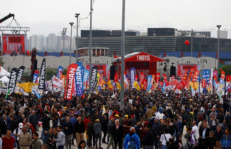 Bakırköy'de 'Hayır biz kazandık' mesajı
