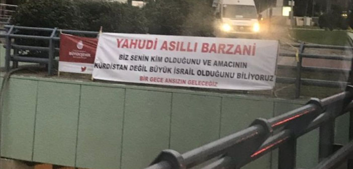 Balmumcu'daki antisemit pankart meclis gündeminde