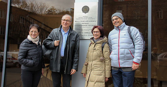Soldan Prof. Dr. Huri Özdoğan, Prof. Dr. Oğuz Söylemezoğlu, Prof. Dr. Fatoş Yalçınkaya ve Prof. Dr. Cem Sungur
