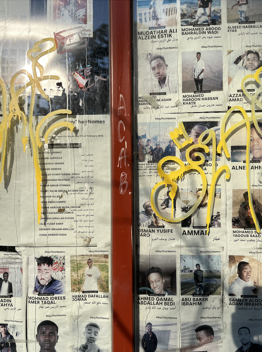 Leipzig'de 2020'den bu yana çok sayıda göçmen için kayıp ilanı verildi