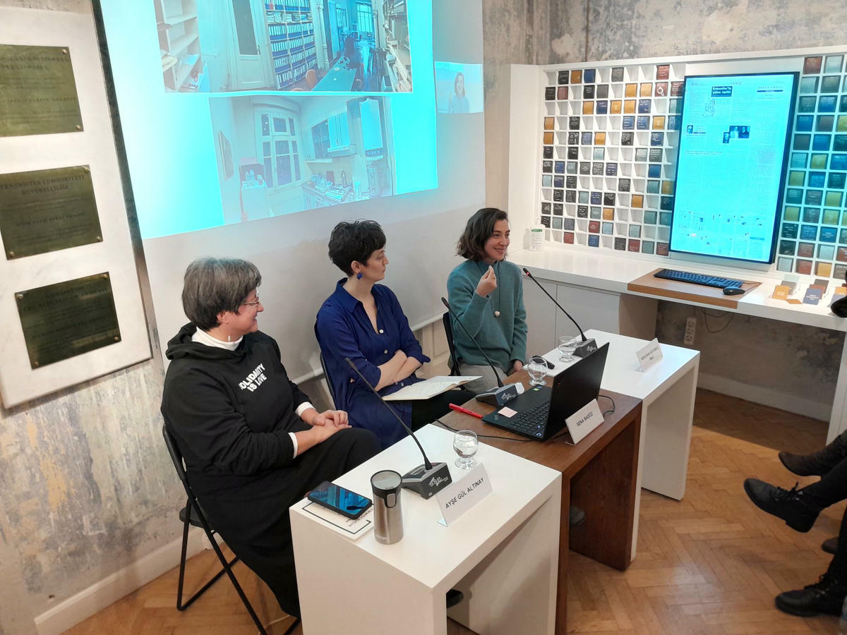 Ayşe Gül Altınay, Sena Başöz, Neslihan Koyuncu Bali (FOTO: Berge Arabian)