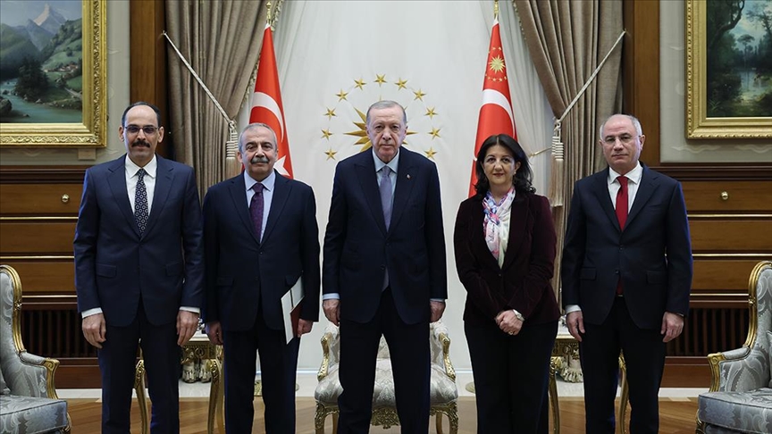 Erdoğan ve İmralı Heyeti görüştü: 