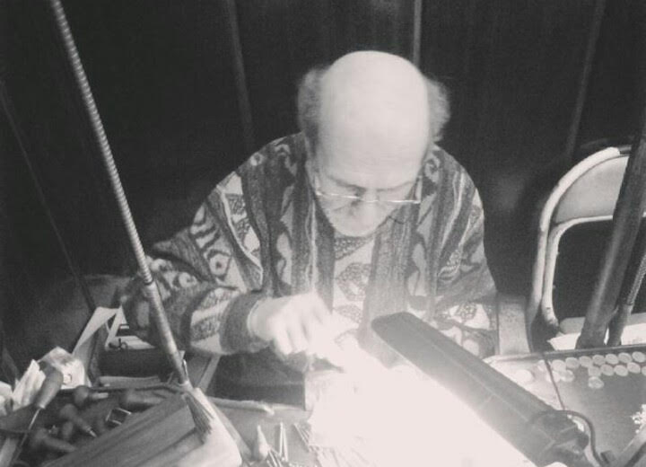 Babam Hagop Bododoğan tezgahında