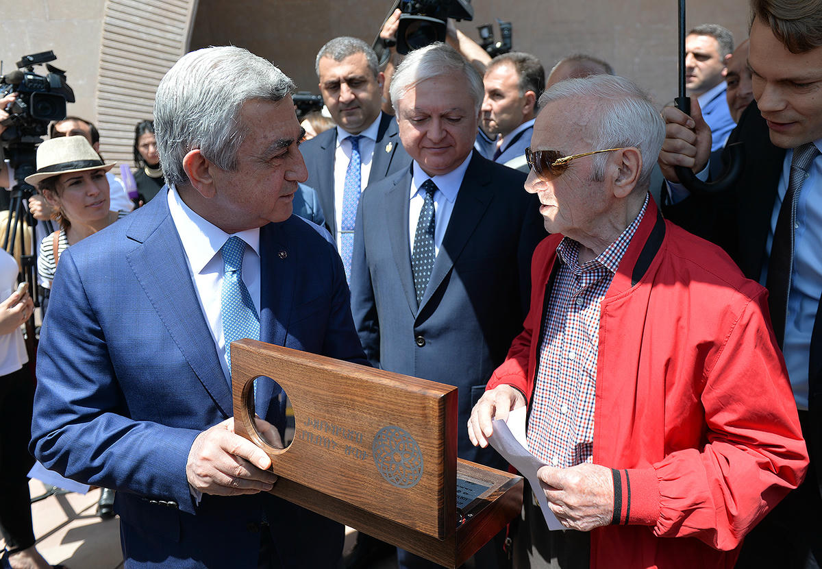 Երեւան հարստացաւ Ազնաւուրի անուան տուն-թանգարանով