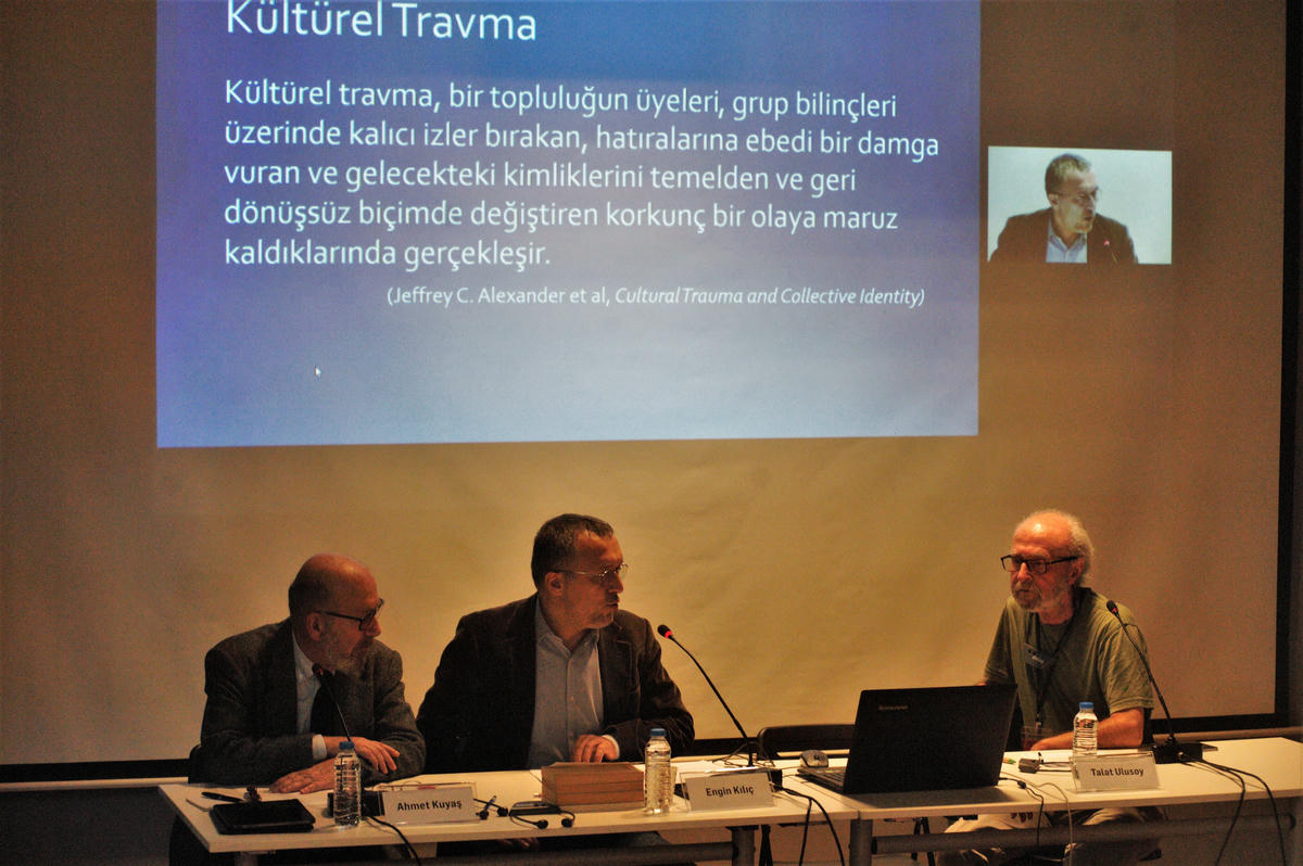 (Soldan sağa) Ahmet Kuyaş, Engin Kılıç, Talat Ulusoy