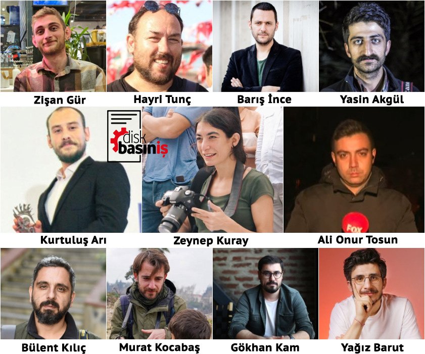 Protestoları takip eden yedi gazeteci tutuklandı
