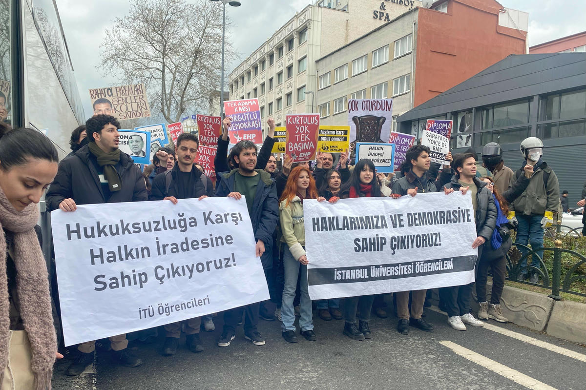 İTÜ öğrencileri, Fotoğraf: Evrensel 