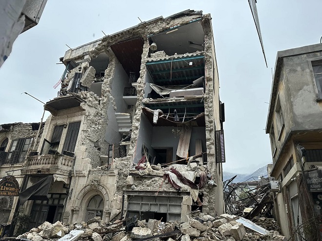 Liwan Oteli deprem sonrası