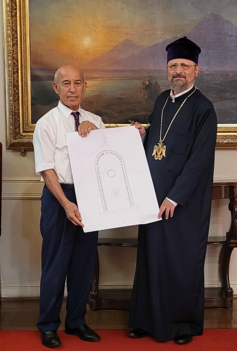 Ճարտարապետ Վազգէն Պարըն այցելած է Պատրիարքարան