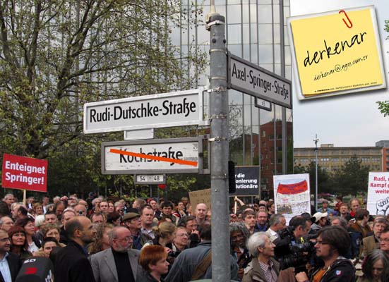 Rudi Dutschke Caddesi dile geldi