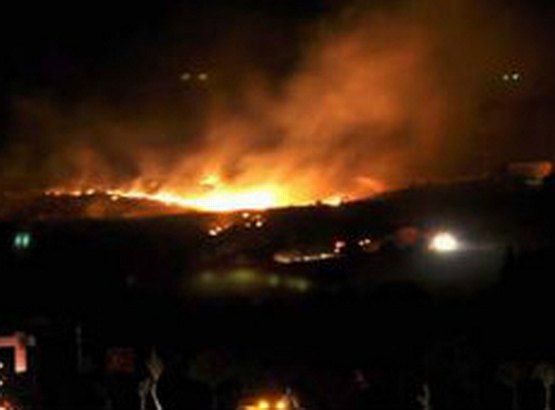 Patlamanın sebebi yere düşen top mermisi  