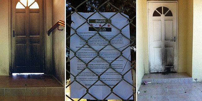 Avustralya'da cemevine molotoflu saldırı