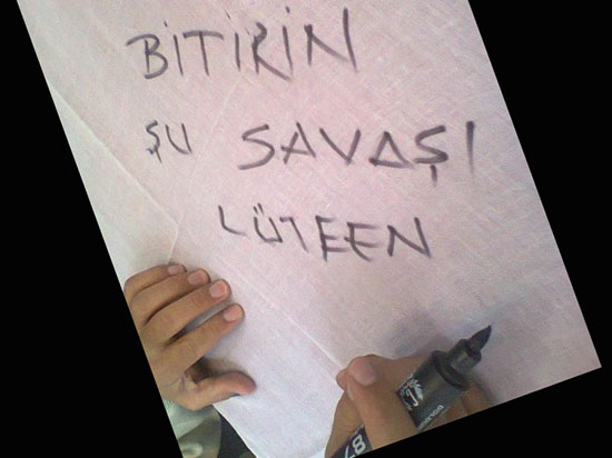 ''Barışa Bir Tülbent de Sen Bağla'' kampanyası