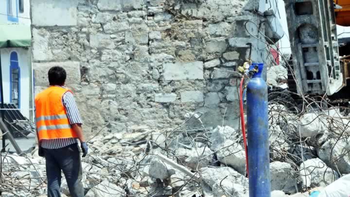 Bodrum’da kilise göründü