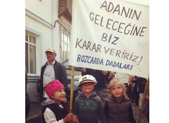 Bozcaadalılar ranta direniyor