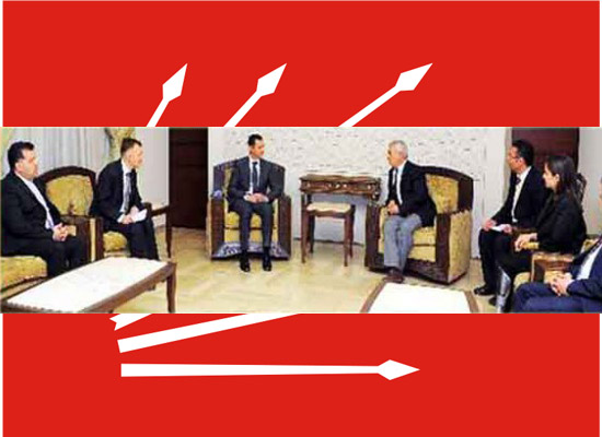  CHP heyeti Suriye’de Esad'la bir araya geldi