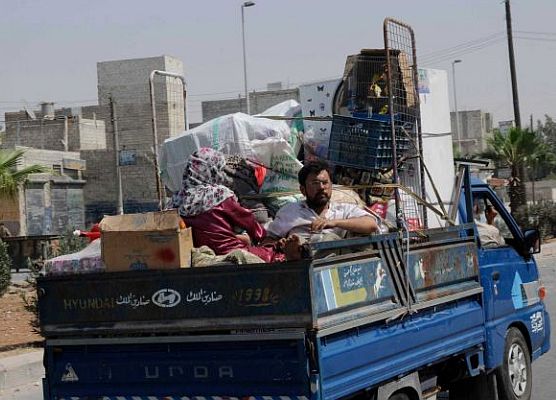 Halep'te 2 günde 200 bin mülteci